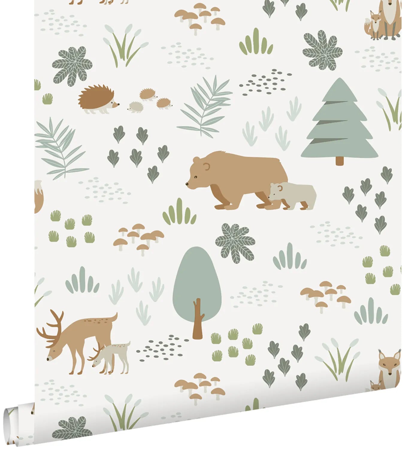 Forest Friends - Enchanted Glade kids wallpaper ESTAhome