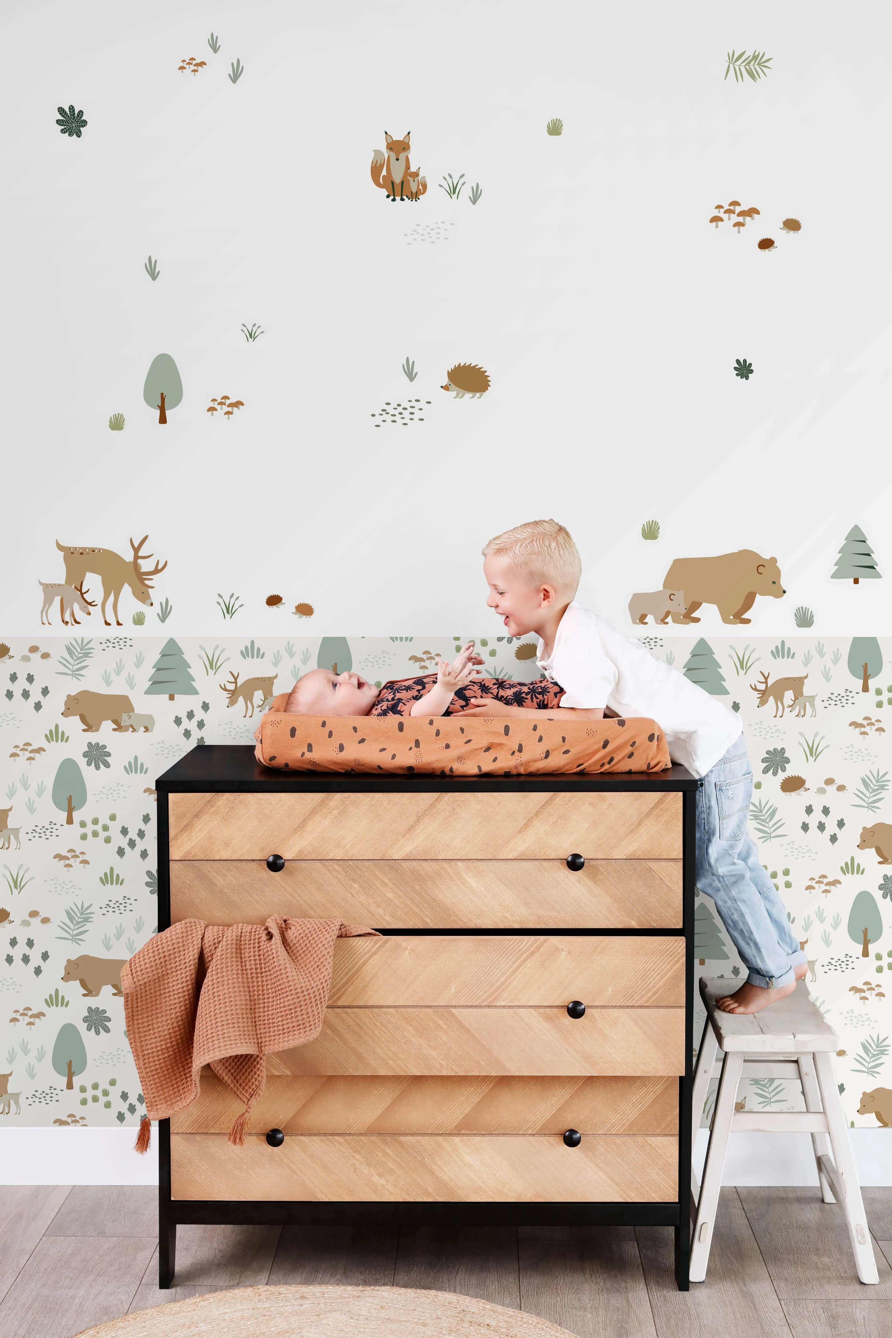 Forest Friends - Enchanted Glade kids wallpaper ESTAhome