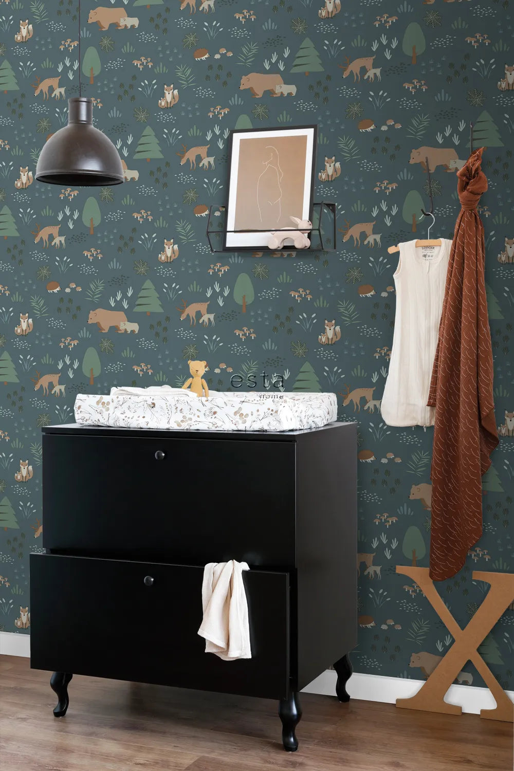 Forest Friends - Enchanted Glade kids wallpaper ESTAhome