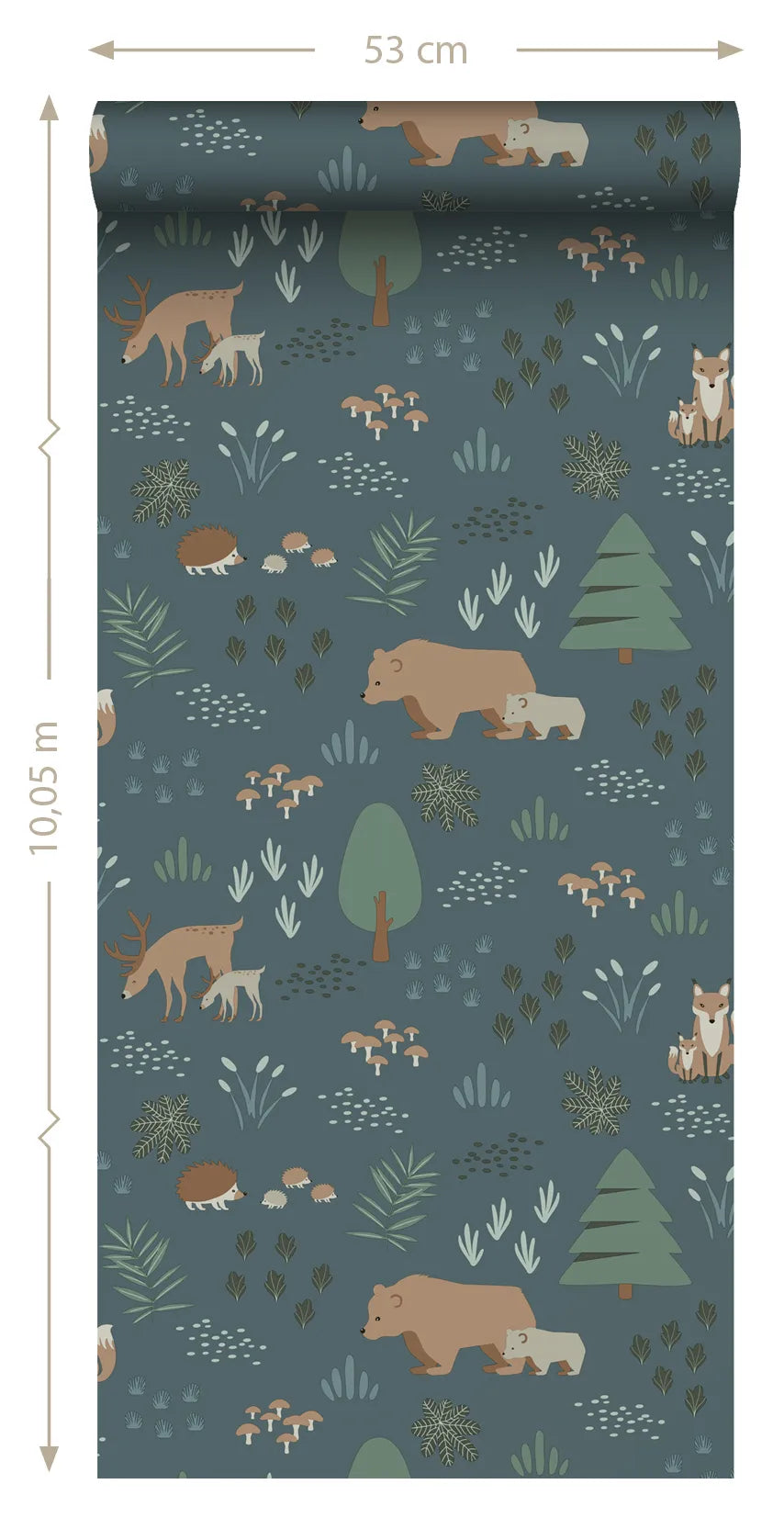 Forest Friends - Enchanted Glade kids wallpaper ESTAhome