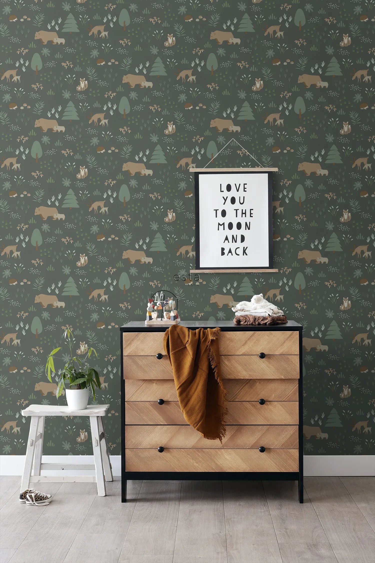 Forest Friends - Enchanted Glade kids wallpaper ESTAhome