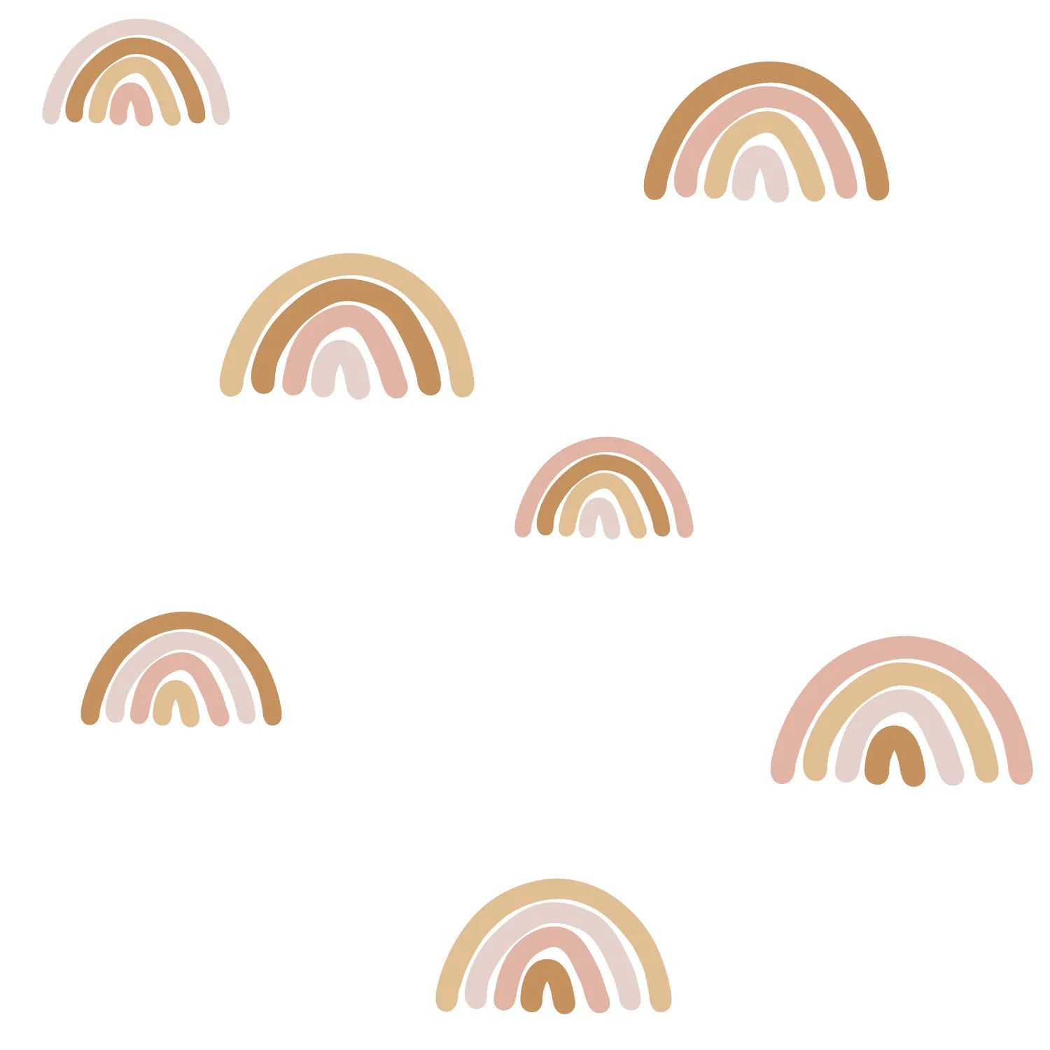 Forest Friends - Rainbow Fields kids wallpaper ESTAhome Roll Pink 139253