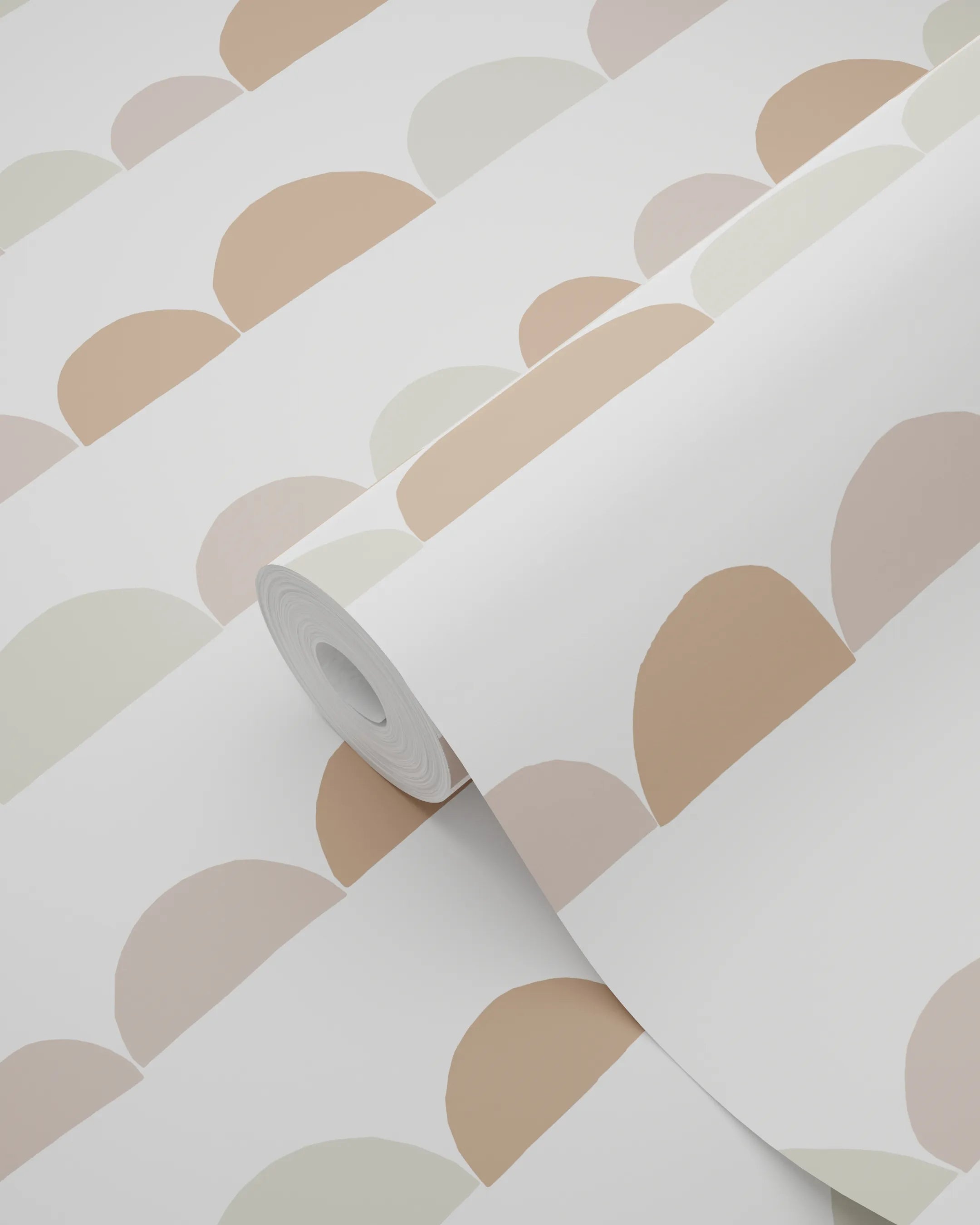 Forest Friends - Abstract Fields kids wallpaper ESTAhome