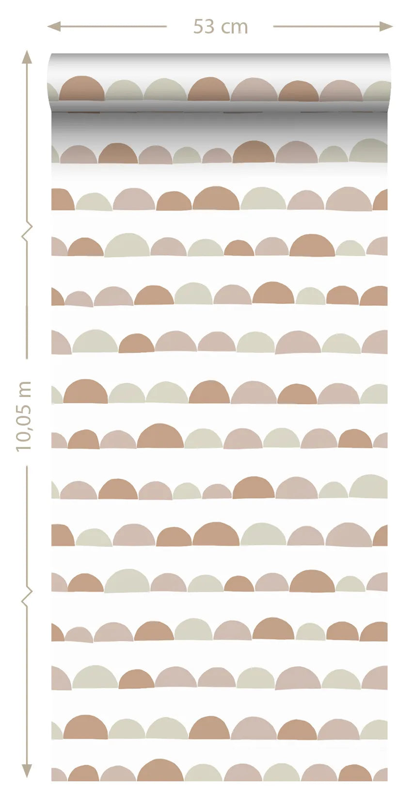 Forest Friends - Abstract Fields kids wallpaper ESTAhome
