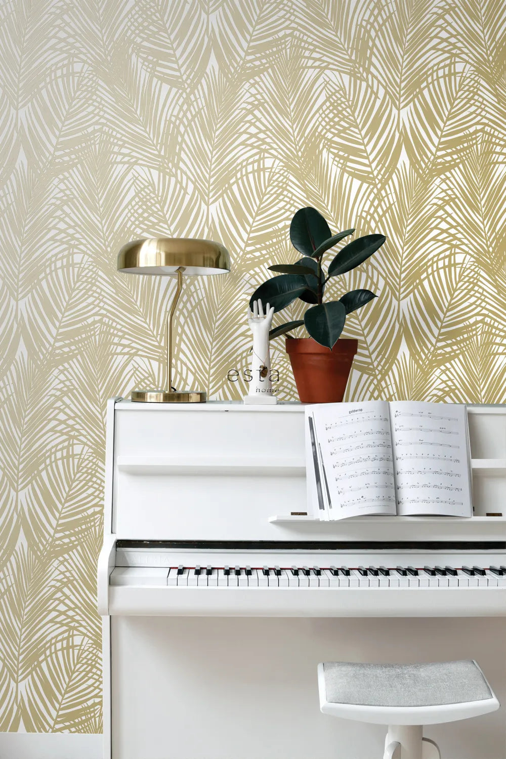 Paradise - Fern Grove botanical wallpaper ESTAhome