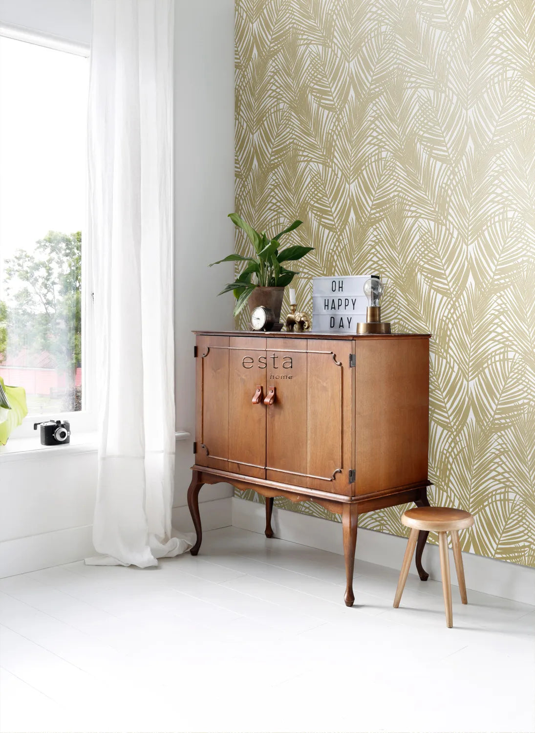 Paradise - Fern Grove botanical wallpaper ESTAhome