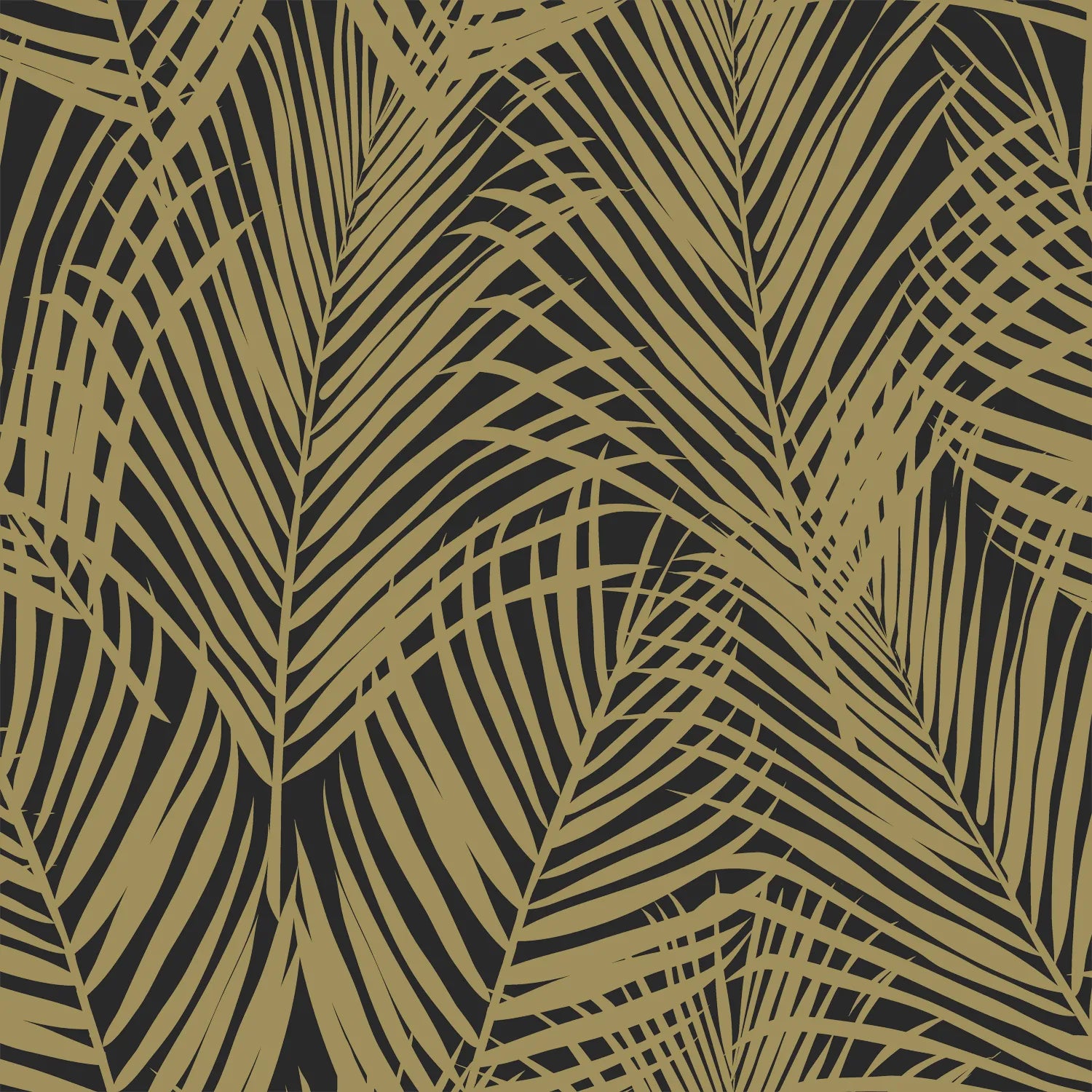 Paradise - Fern Grove botanical wallpaper ESTAhome Roll Black 139318