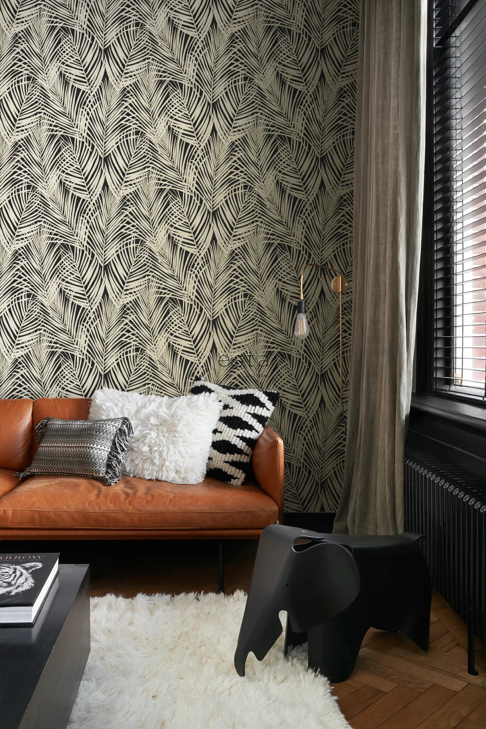 Paradise - Fern Grove botanical wallpaper ESTAhome