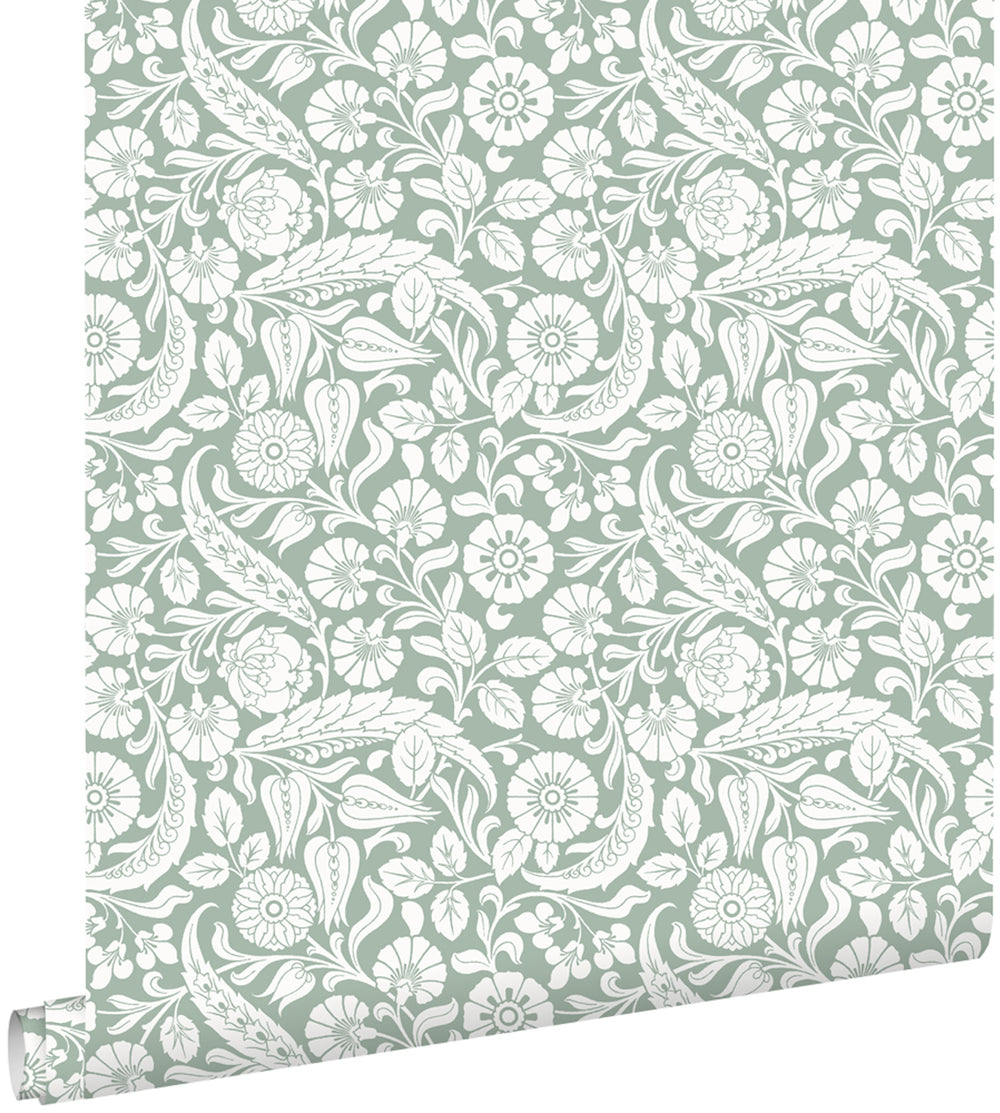 Vintage Flowers - Country Garden botanical wallpaper Esta    