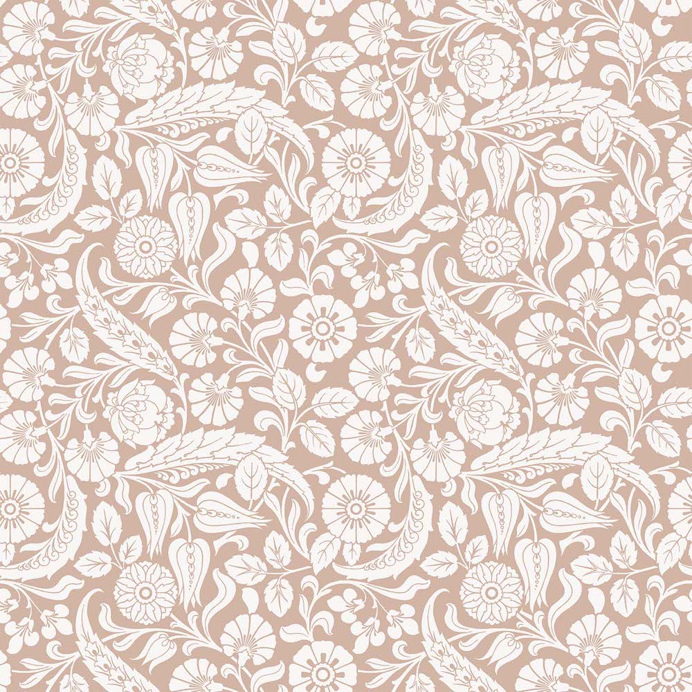 Vintage Flowers - Country Garden botanical wallpaper Esta Roll Beige  139330