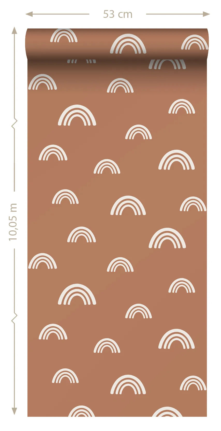 To The Moon and Back - Rainbow Fields kids wallpaper ESTAhome