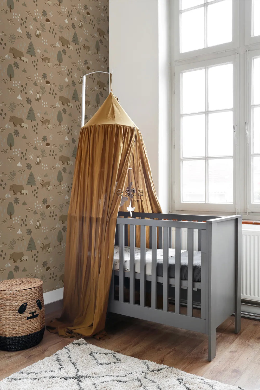 To The Moon and Back - Canopy Dwellers kids wallpaper ESTAhome