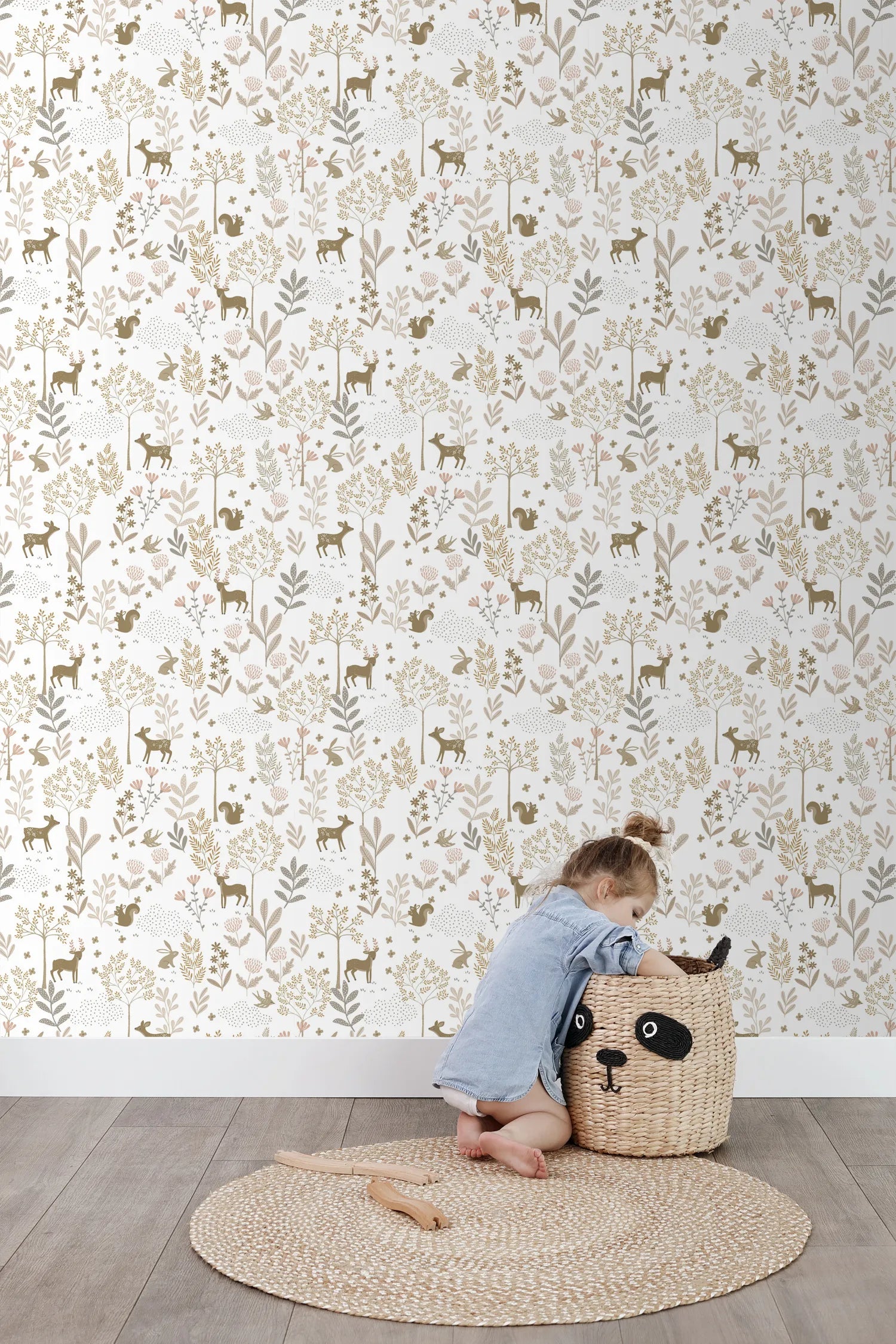 To The Moon and Back - Forest Friends kids wallpaper ESTAhome