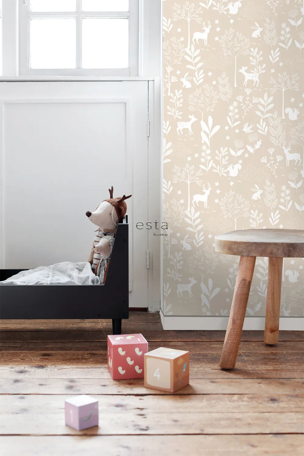 To The Moon and Back - Forest Friends kids wallpaper ESTAhome