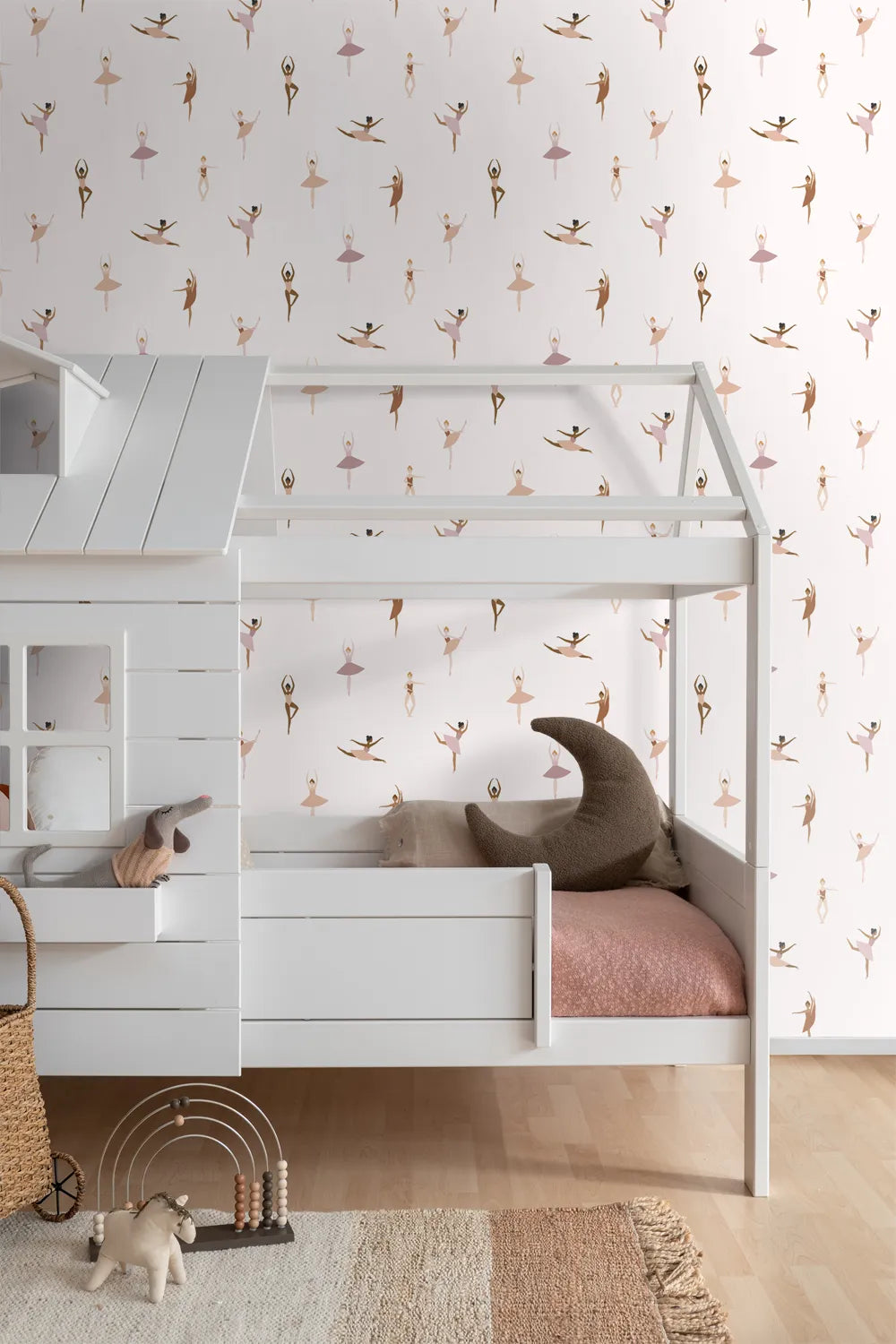 To The Moon and Back - Pirouette Dreams kids wallpaper ESTAhome
