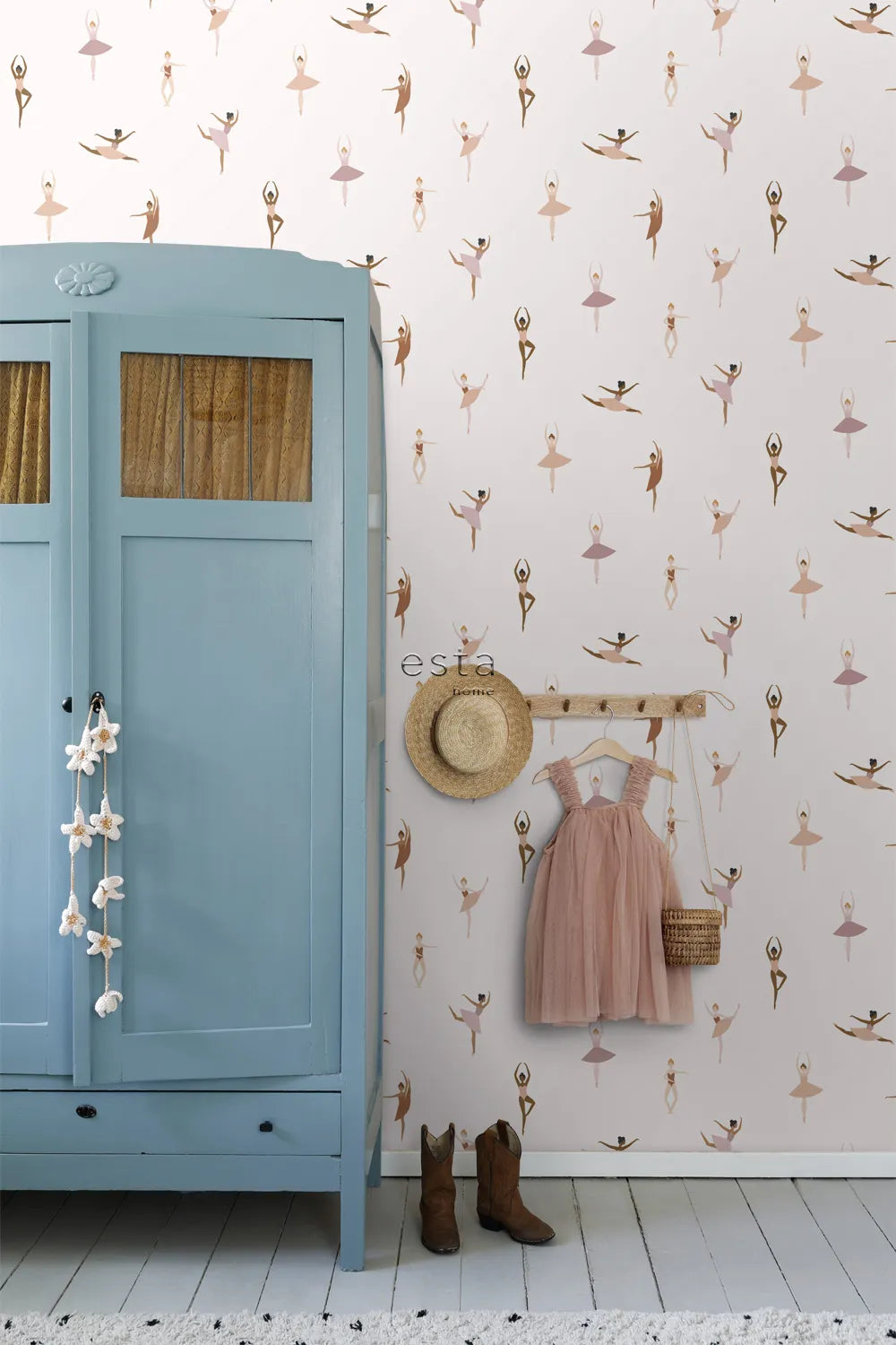 To The Moon and Back - Pirouette Dreams kids wallpaper ESTAhome