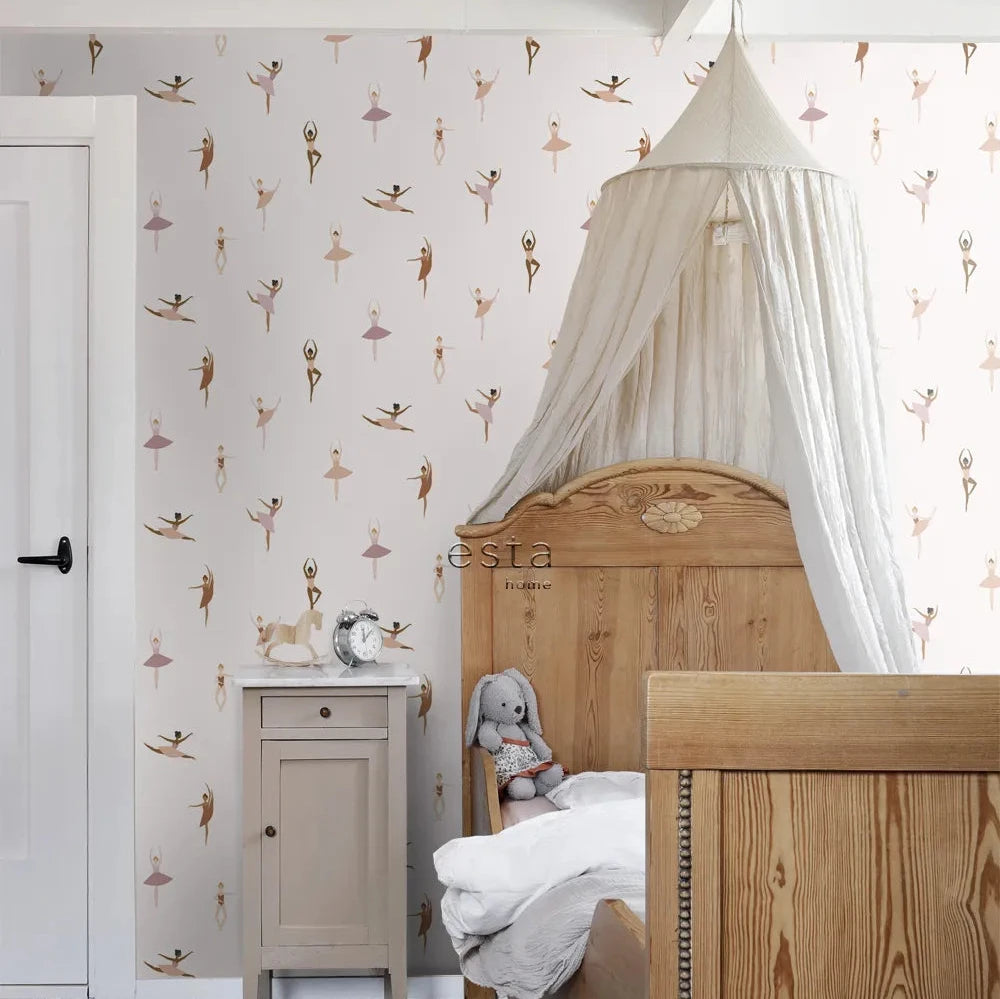To The Moon and Back - Pirouette Dreams kids wallpaper ESTAhome