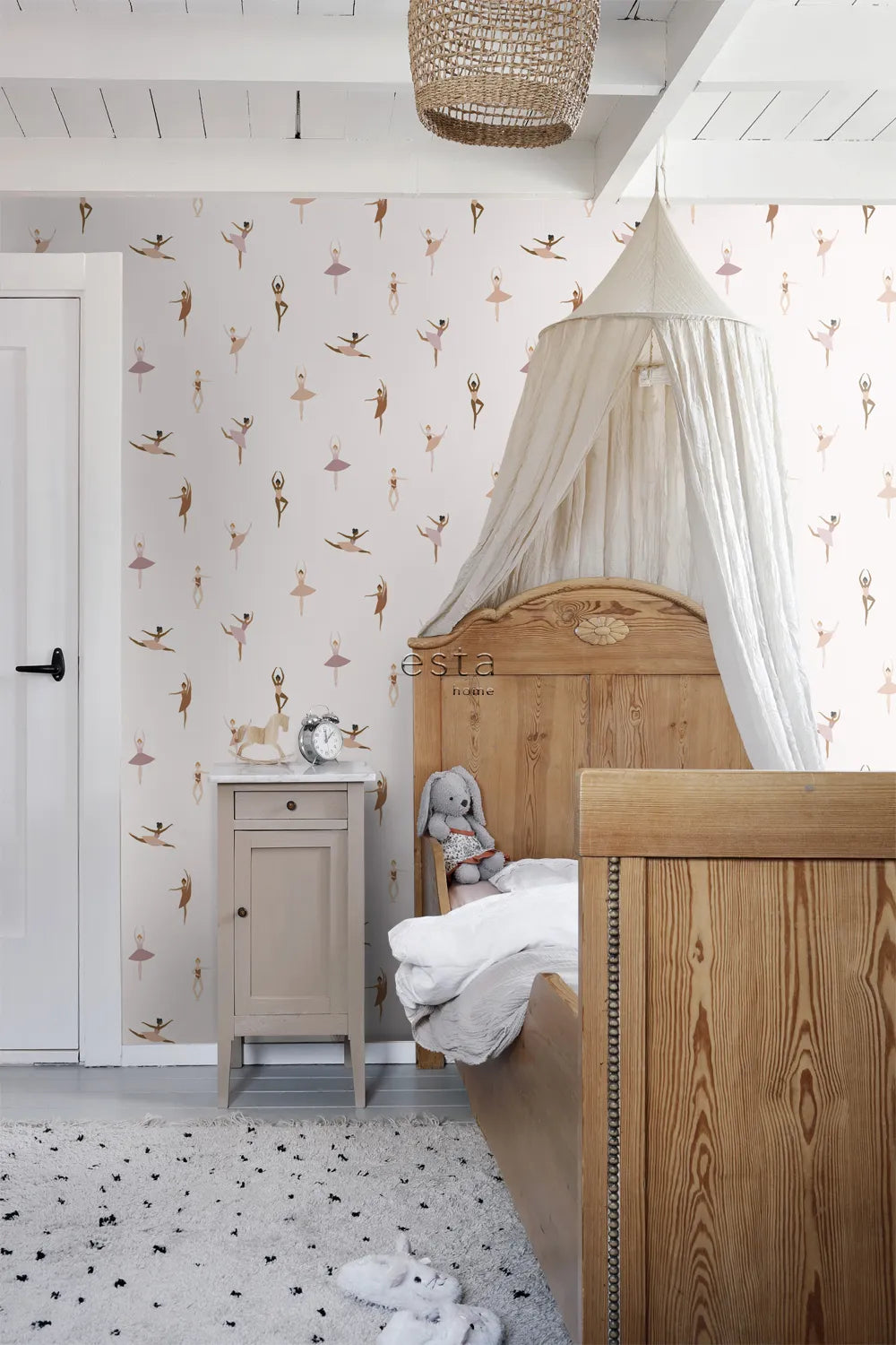 To The Moon and Back - Pirouette Dreams kids wallpaper ESTAhome