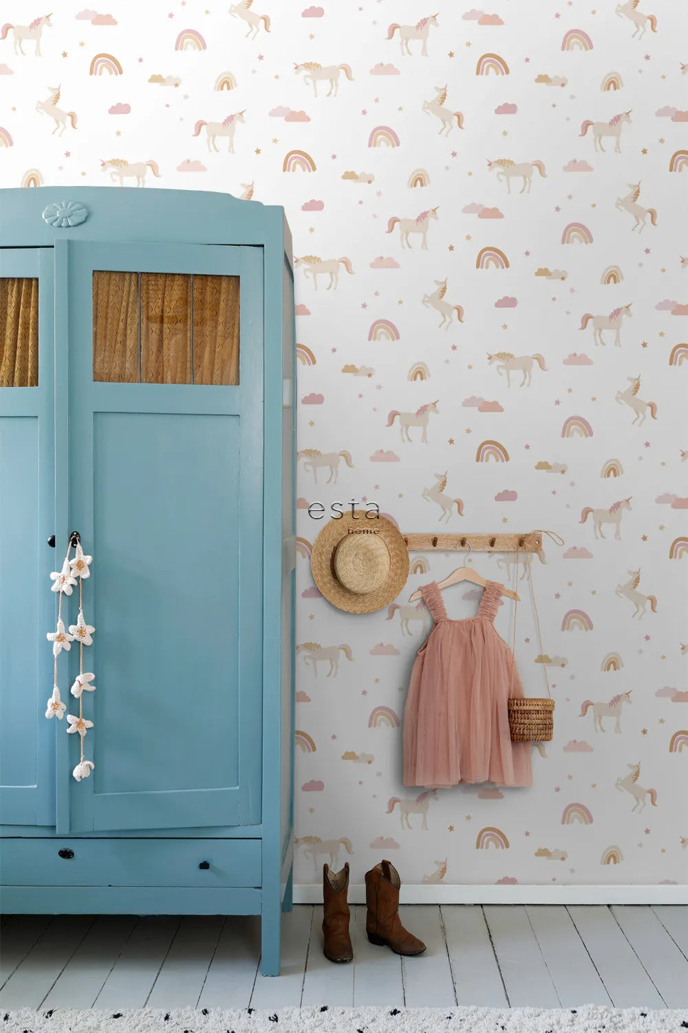 To The Moon and Back - Stardust Dreams kids wallpaper ESTAhome