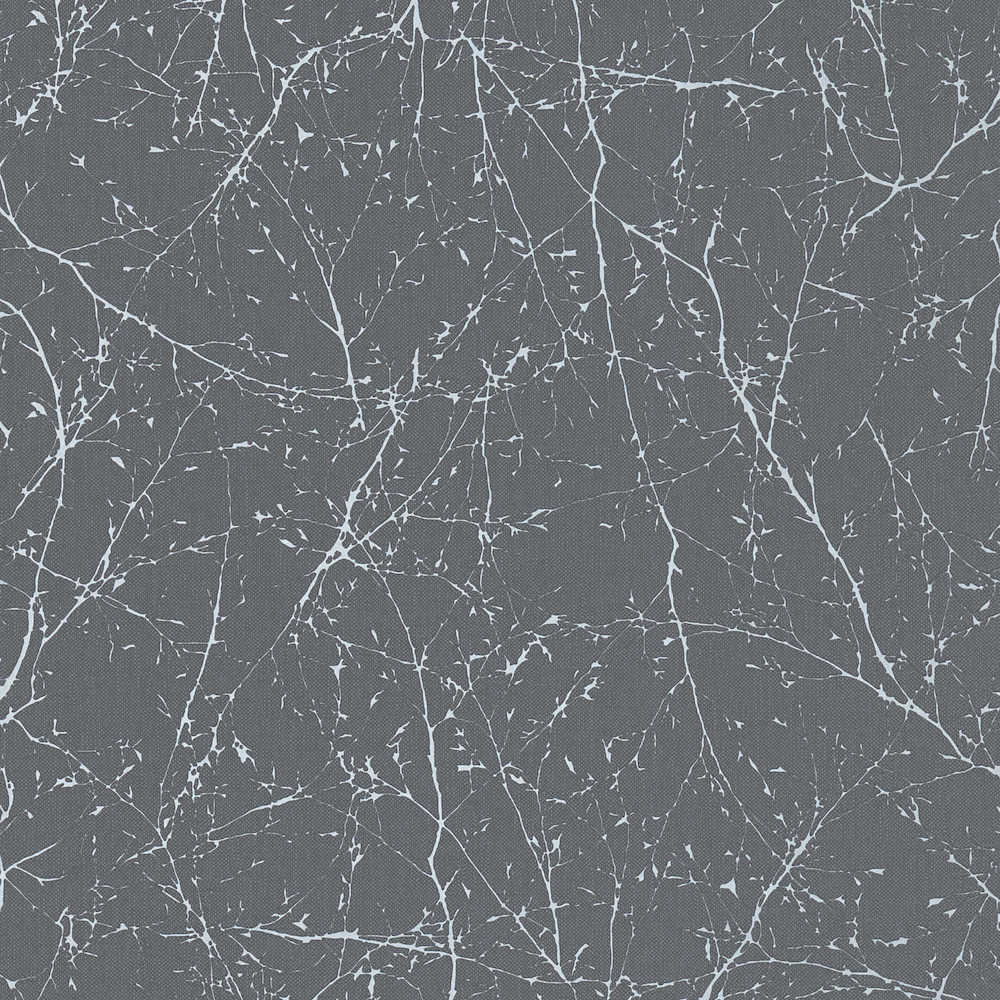 Terra - Metallic Branches botanical wallpaper AS Creation Roll Charcoal  305072