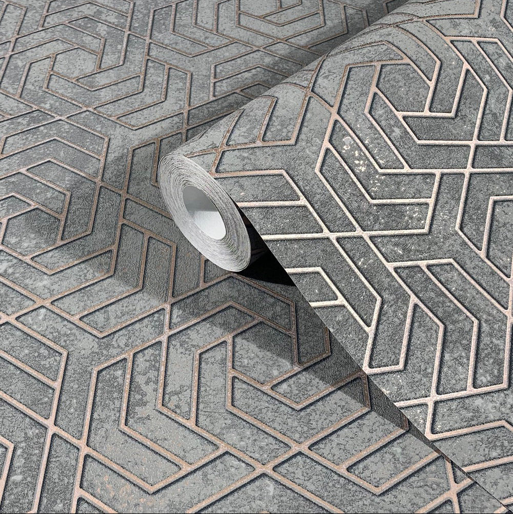 City Glam - Geometric geometric wallpaper Marburg