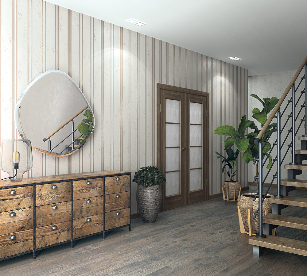 City Glam - Stripes damask wallpaper Marburg