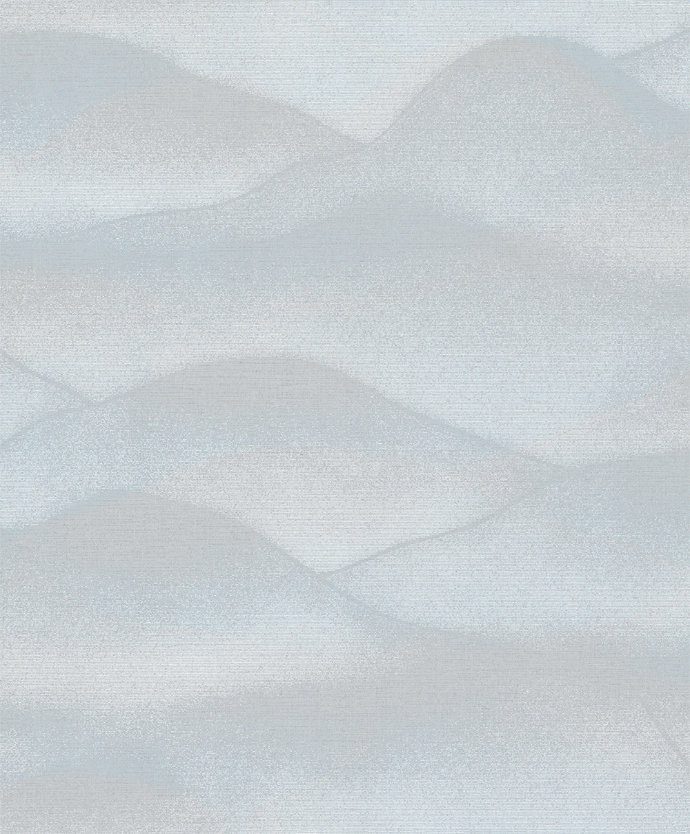 Habitat - Waves geometric wallpaper Marburg Roll Grey-White  34017