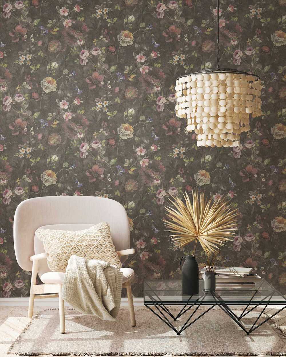 Natural Living - Flower Garden botanical wallpaper AS Creation    