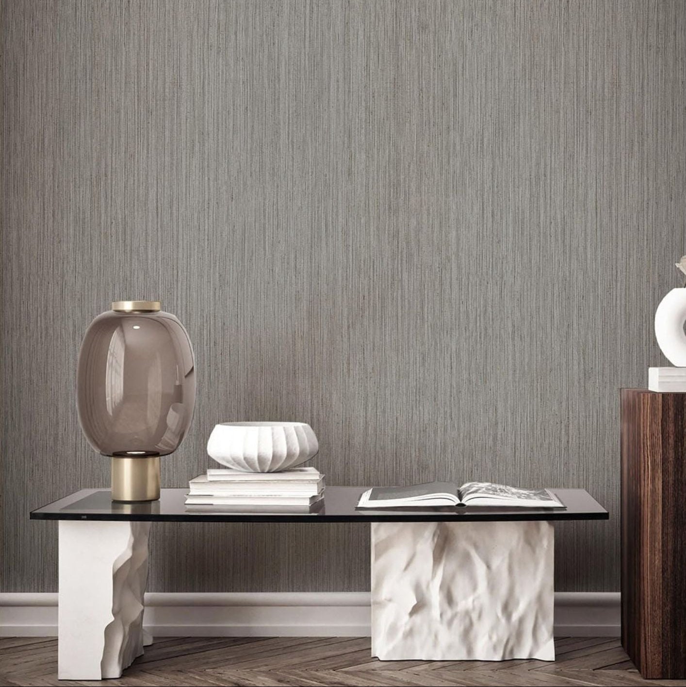 Ornamenta - Unito textile wallpaper Parato