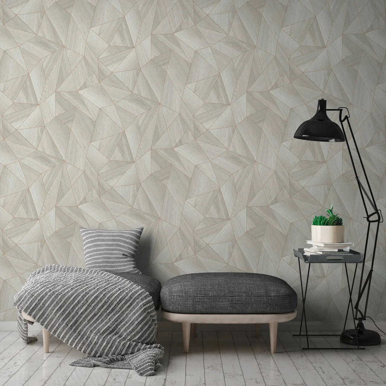 Daniel Hechter 7 - Matrix geometric wallpaper AS Creation