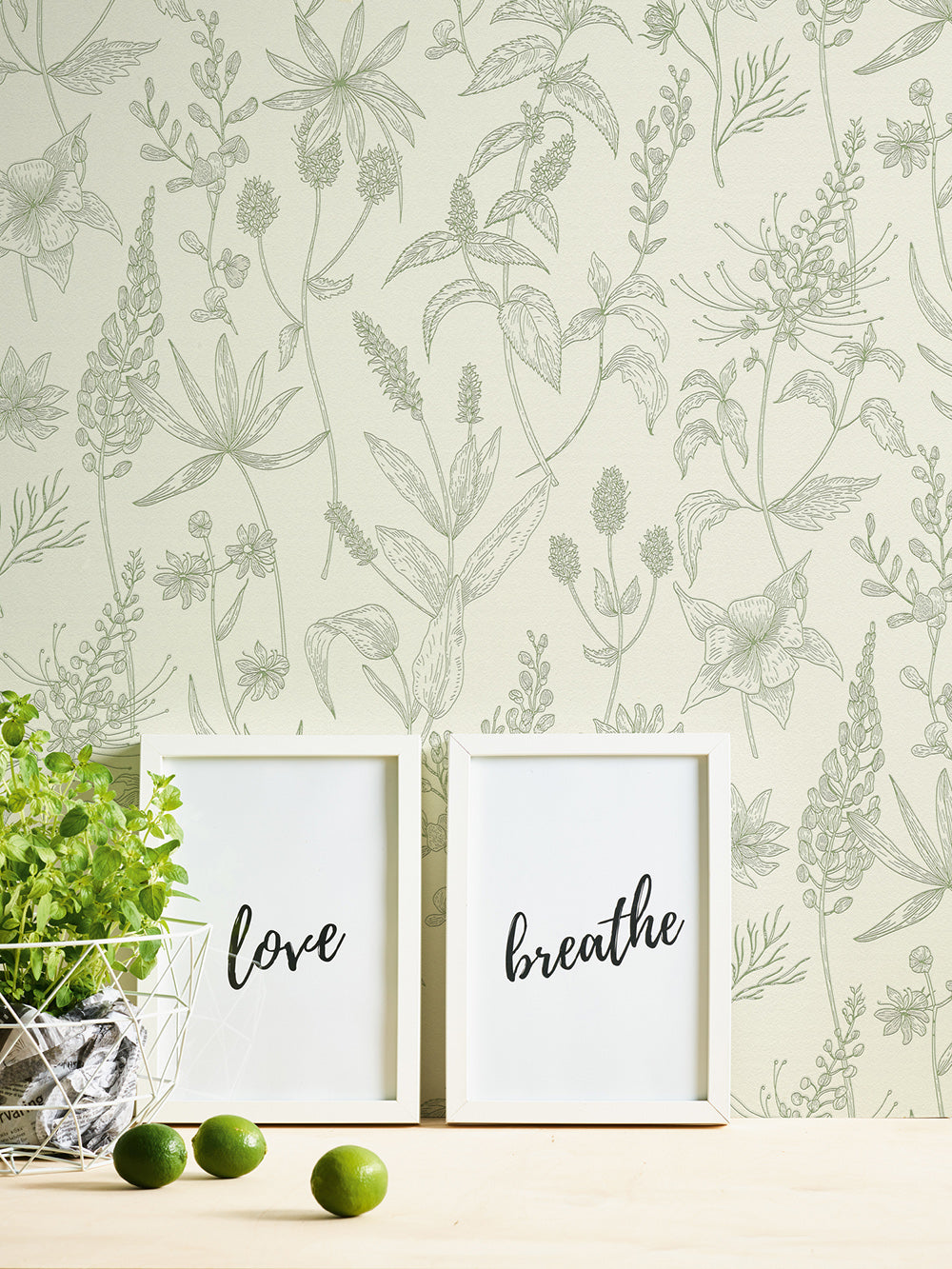 Trendwall - Etched Florals (Current Style) botanical wallpaper AS Creation