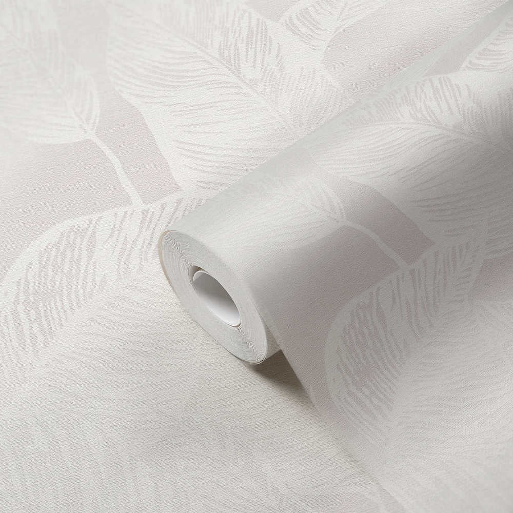 Natural Living - Large Leaf botanical wallpaper AS Creation    