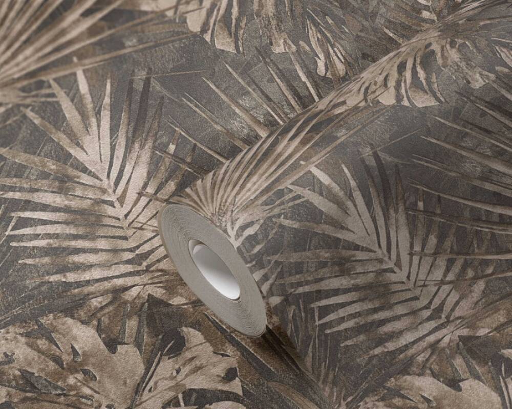 Natural Living - Monstera & Palms botanical wallpaper AS Creation    