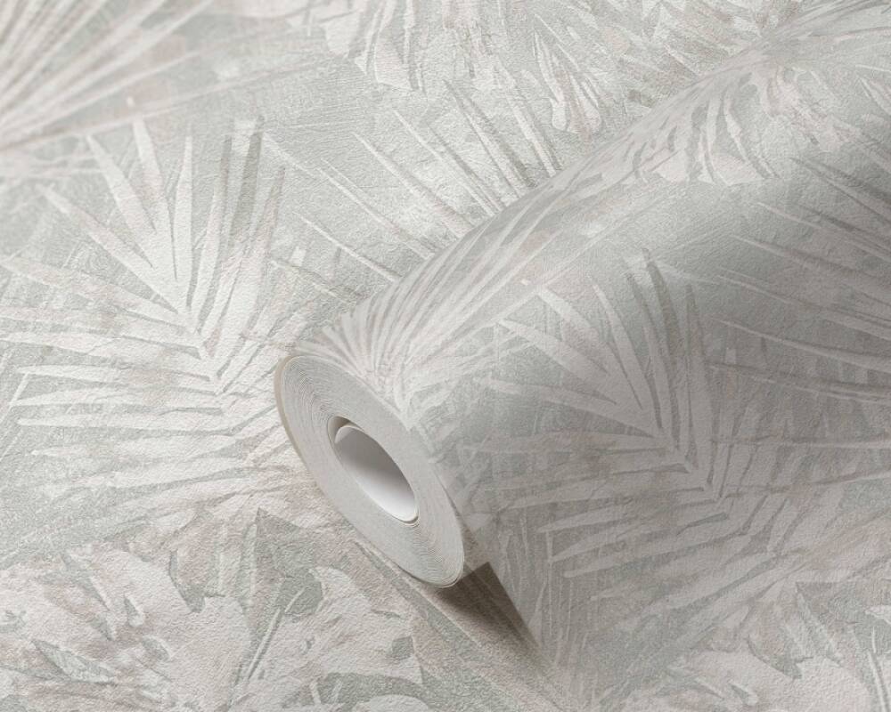 Natural Living - Monstera & Palms botanical wallpaper AS Creation    