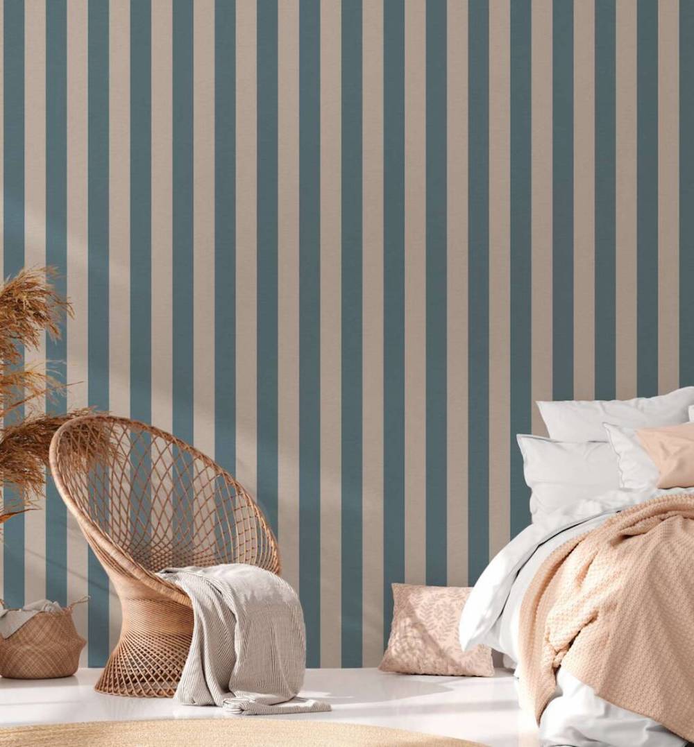 Natural Living - Cosy Stripe stripe wallpaper AS Creation    