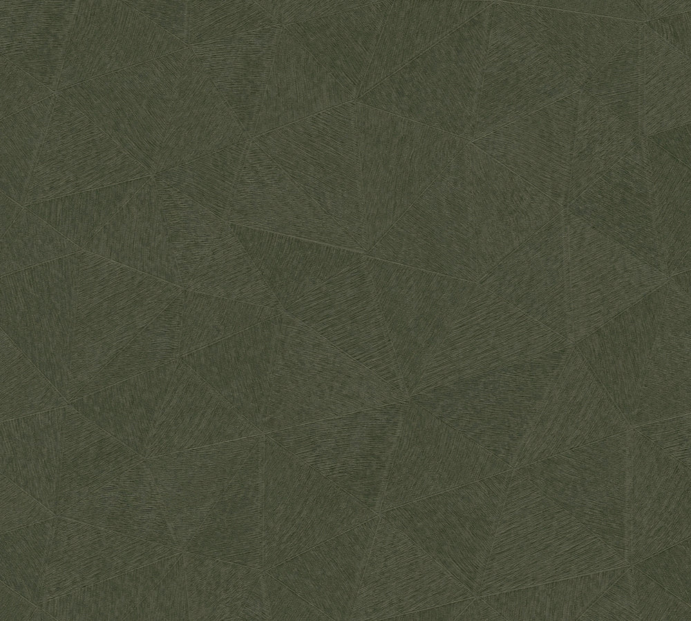 Metropolitan Stories 3 - Hexagon geometric wallpaper AS Creation Roll Green  391295