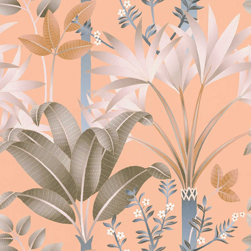 Arcade - Growing Nature botanical wallpaper AS Creation Roll Orange  391722