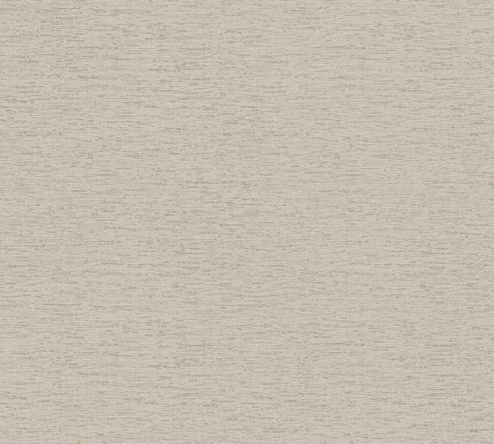 Famous Garden - Silk Look plain wallpaper AS Creation Roll Beige  393518