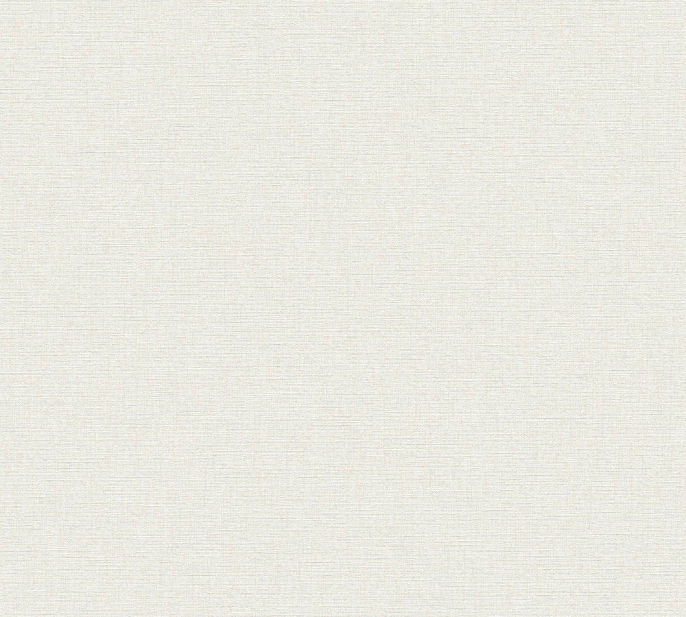 Famous Garden - Famous Linen Plain plain wallpaper AS Creation Roll Off White  393531