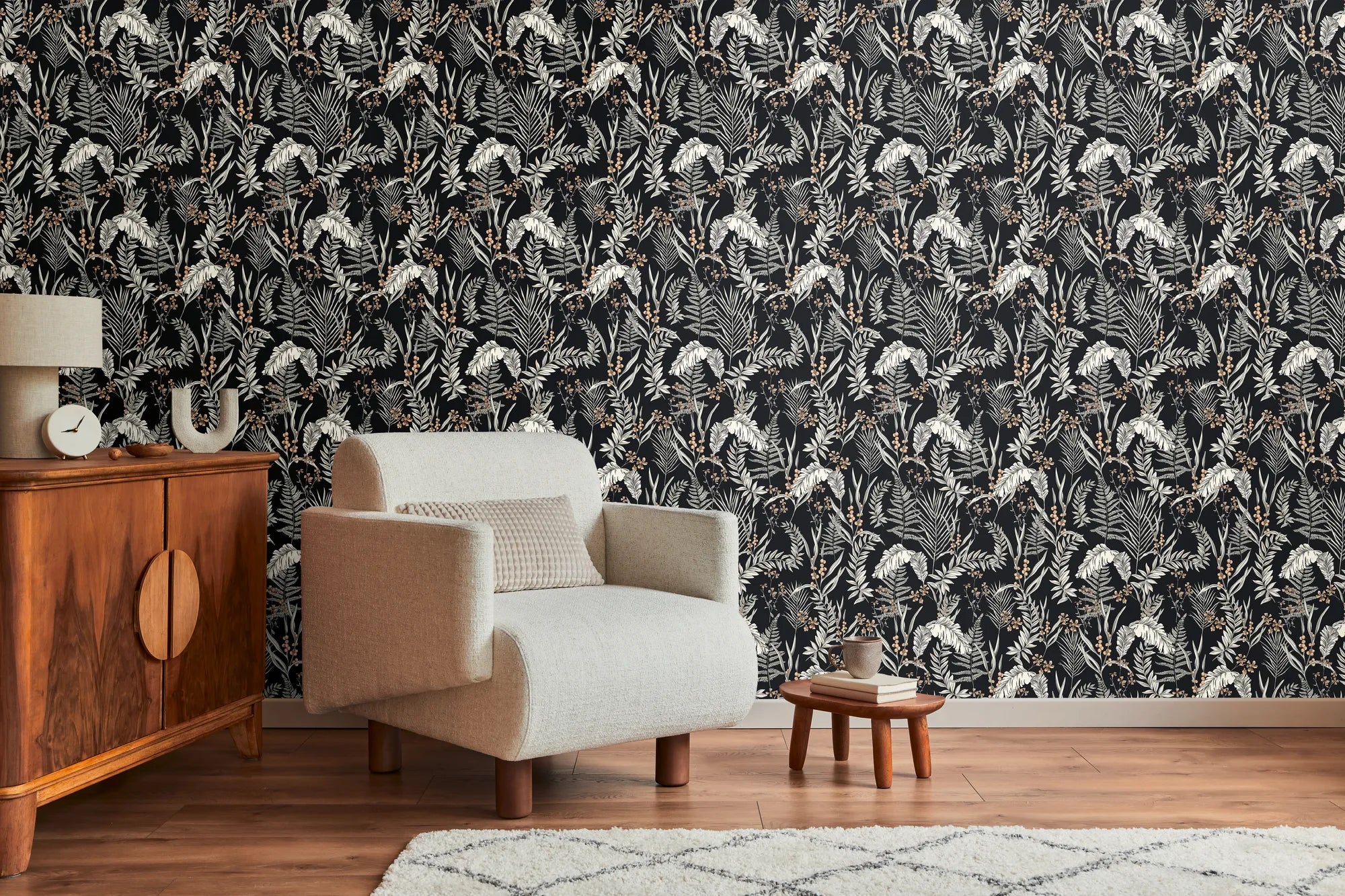Drawn Into Nature - Meadow Dreams botanical wallpaper AS Creation