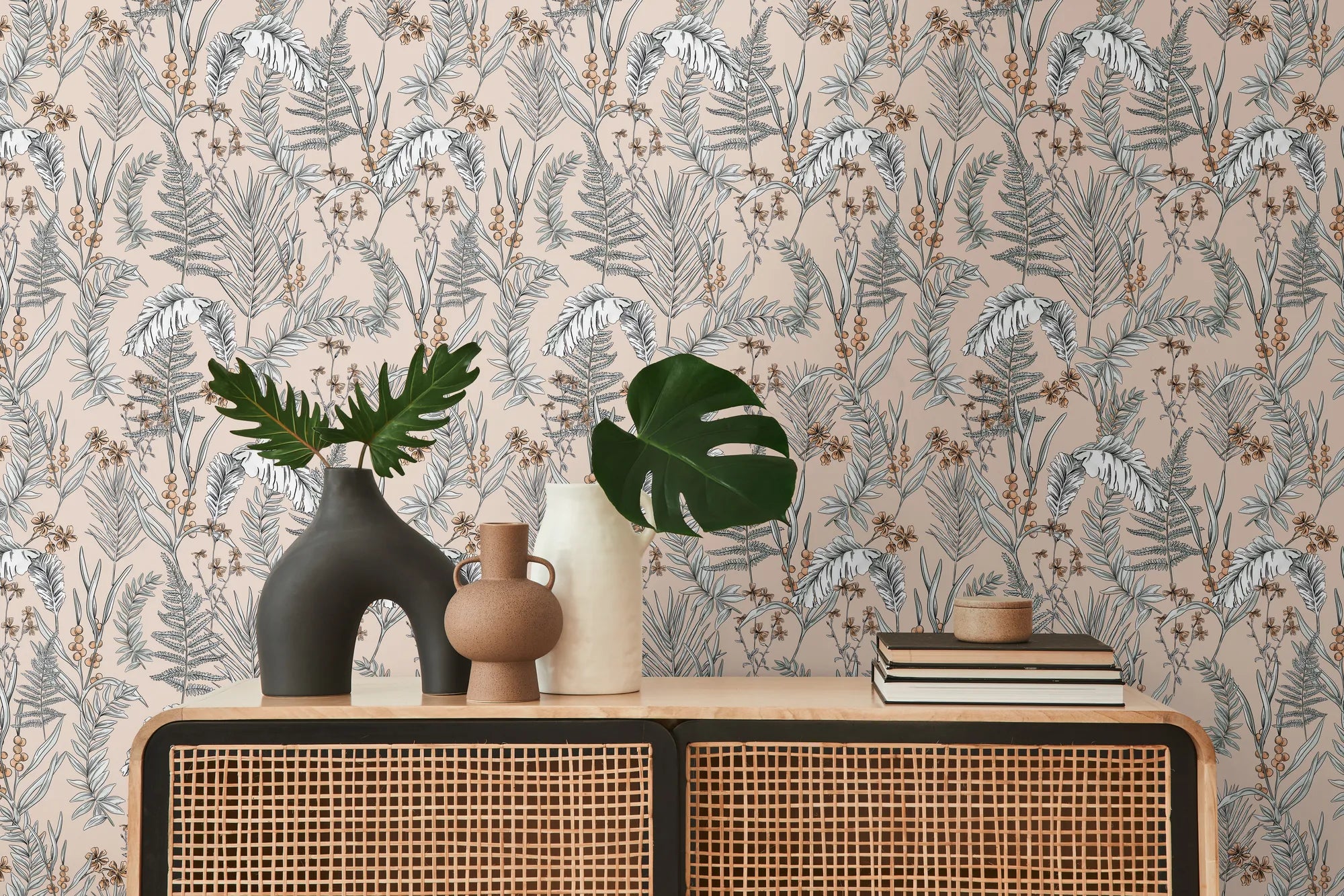Drawn Into Nature - Meadow Dreams botanical wallpaper AS Creation