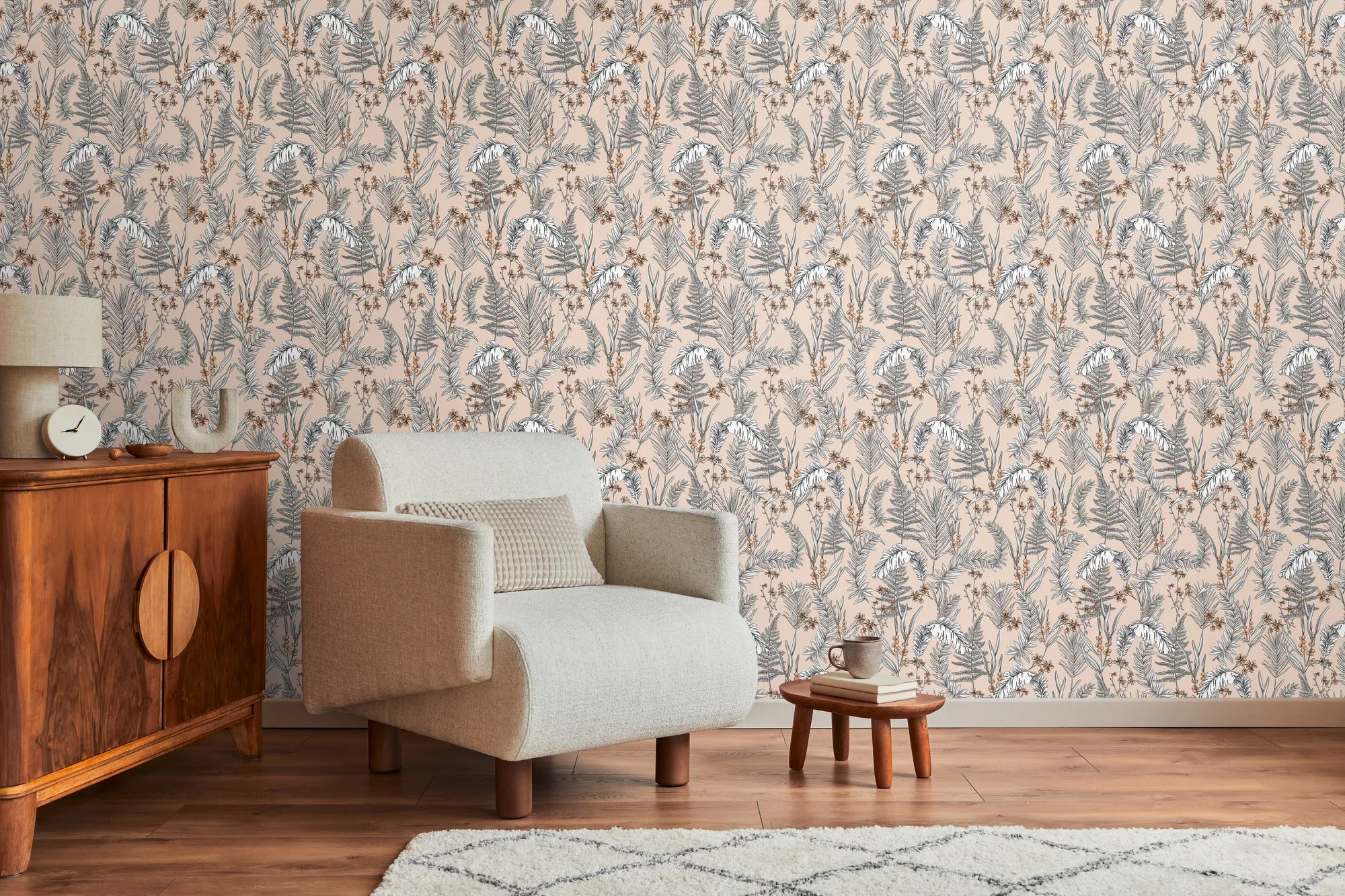 Drawn Into Nature - Meadow Dreams botanical wallpaper AS Creation