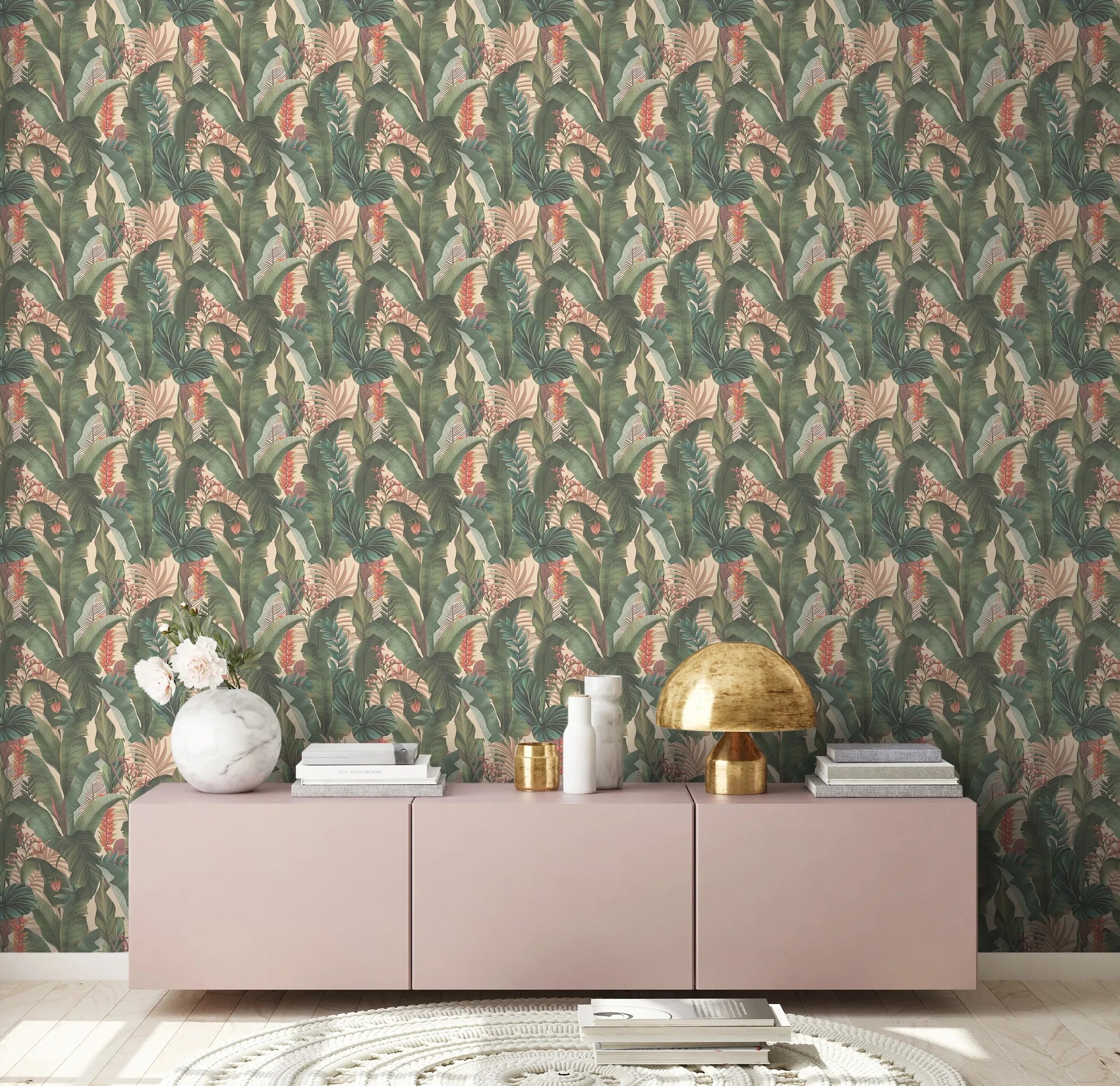 Drawn Into Nature - Jungle Dream botanical wallpaper AS Creation