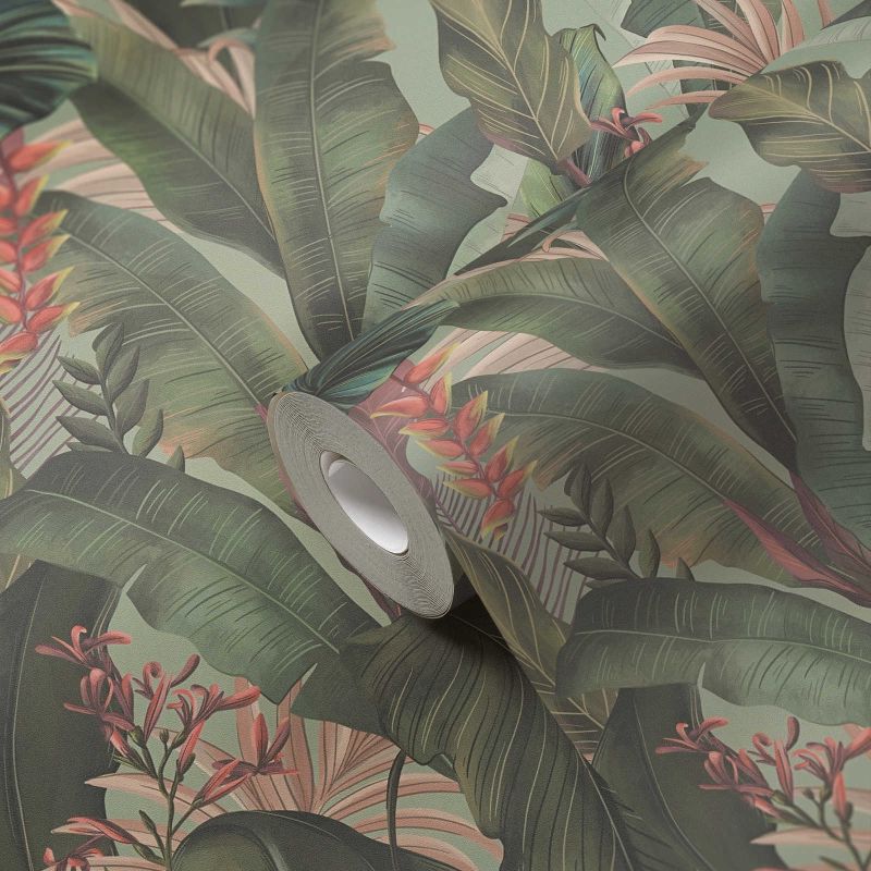 Drawn Into Nature - Jungle Dream botanical wallpaper AS Creation