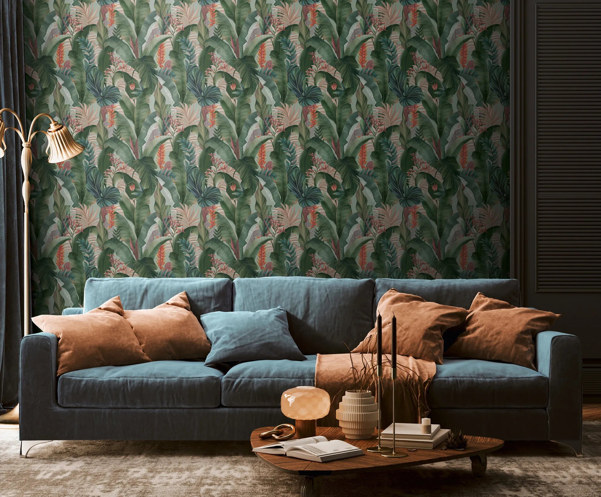 Drawn Into Nature - Jungle Dream botanical wallpaper AS Creation