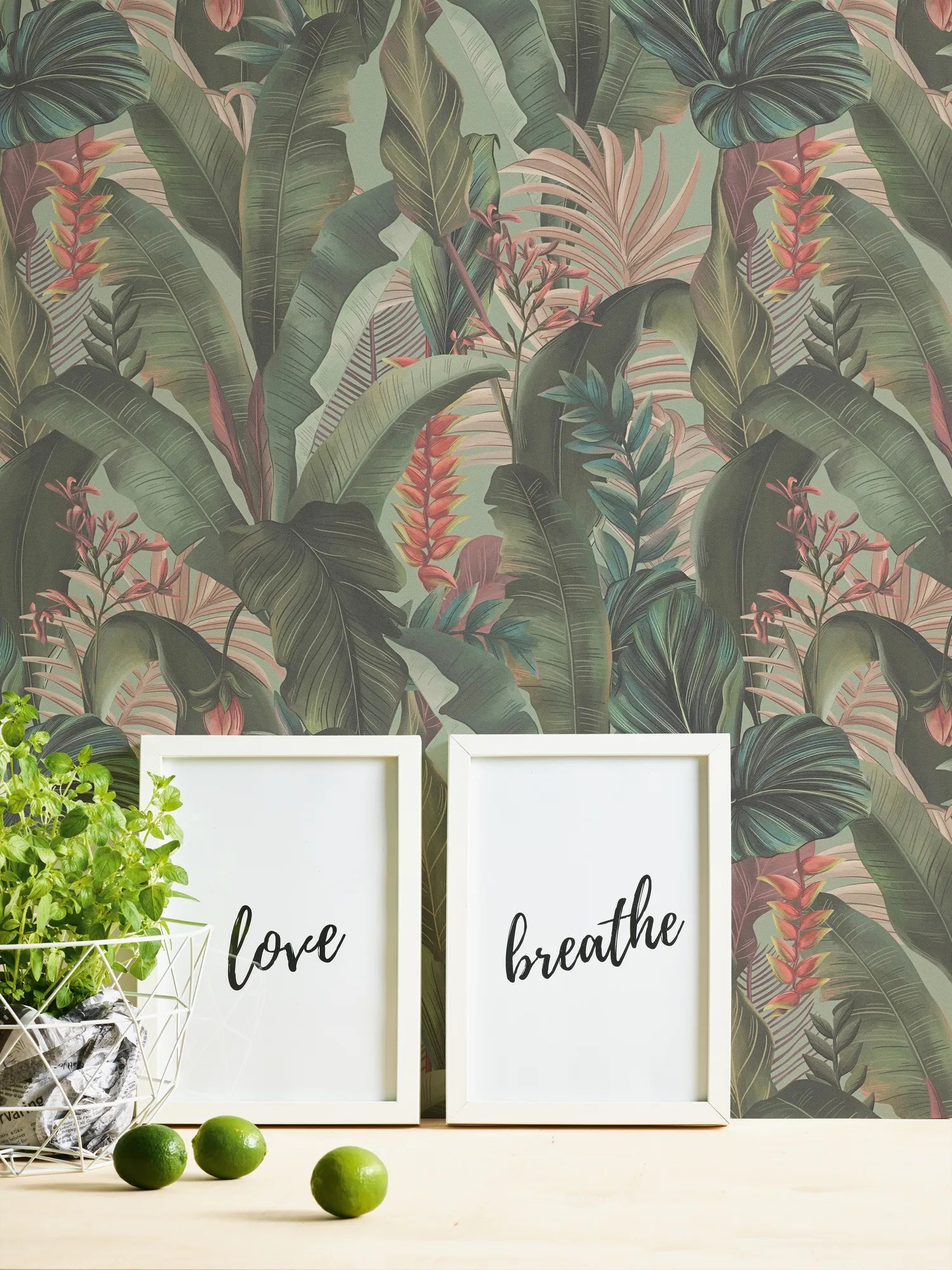 Drawn Into Nature - Jungle Dream botanical wallpaper AS Creation