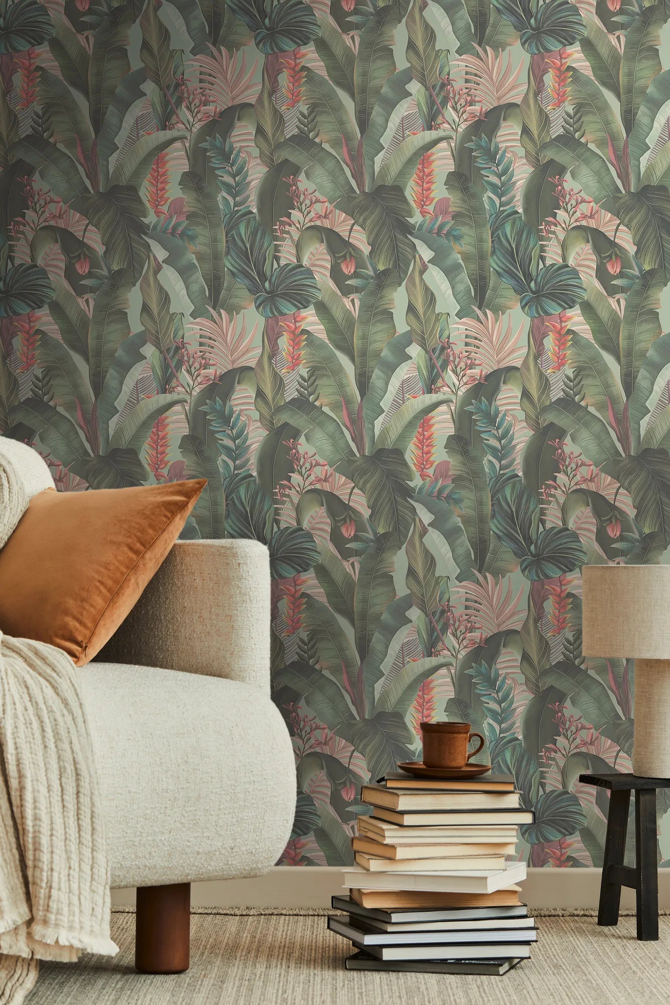 Drawn Into Nature - Jungle Dream botanical wallpaper AS Creation