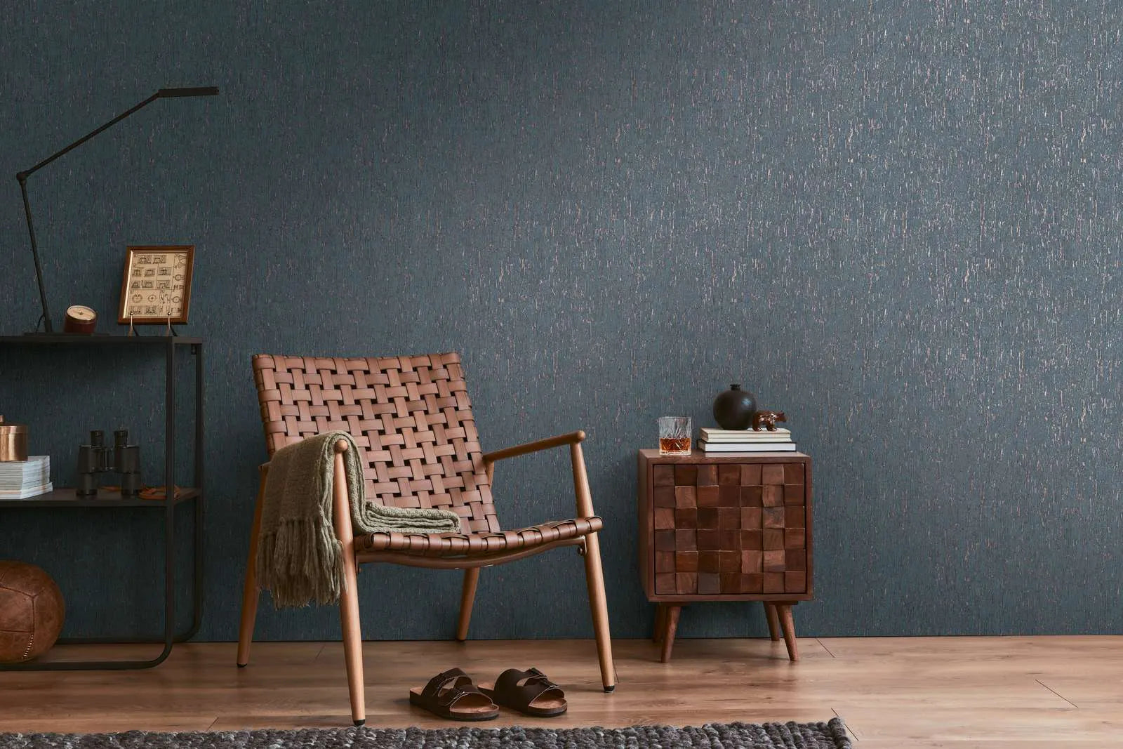 Smart Surfaces - Heartwood plain wallpaper AS Creation