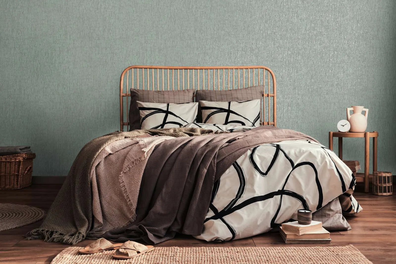 Smart Surfaces - Heartwood plain wallpaper AS Creation