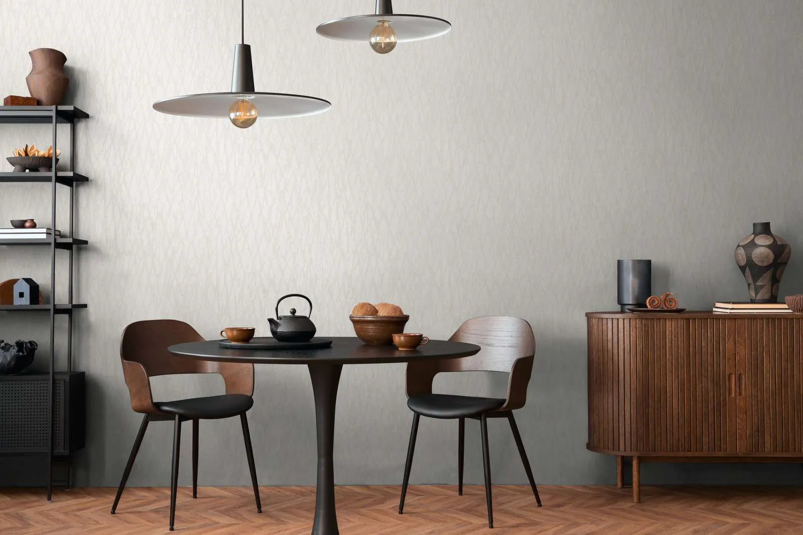 Smart Surfaces - Gridlight plain wallpaper AS Creation